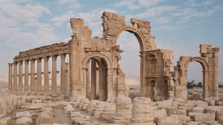 Triumfbågen i Palmyra. Foto: Eric Ericson