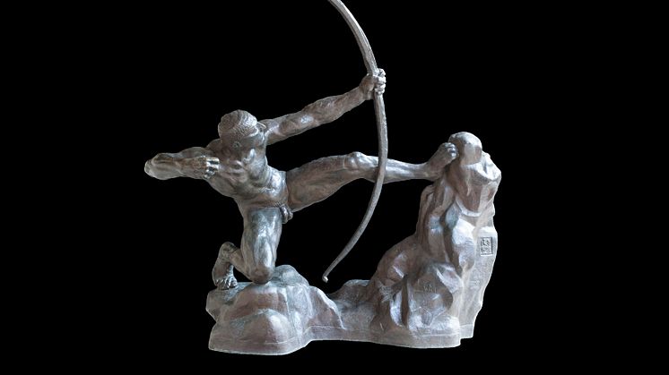  Antoine Bourdelle, Hercules the Archer, third study, 1906–09. Bronze. Musée Bourdelle, Paris.   