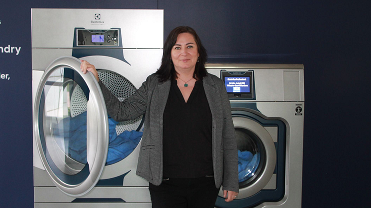 Silvana Johansson, Global Head of Category Laundry på Electrolux Professional.