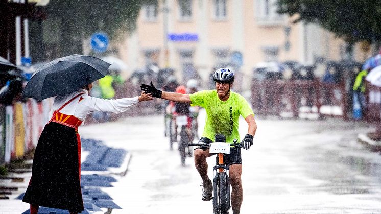 Bansträckningen under Cykelvasan 2023 anpassas med anledning av vattennivåerna i Vasaloppsarenan. 