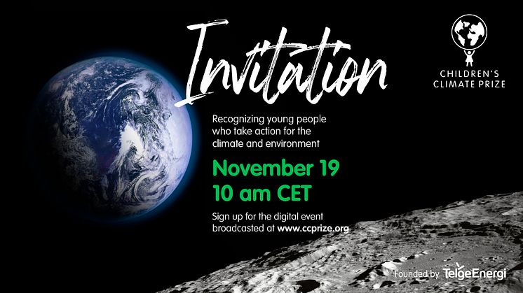 Invitation - Children's Climate Prize 2021