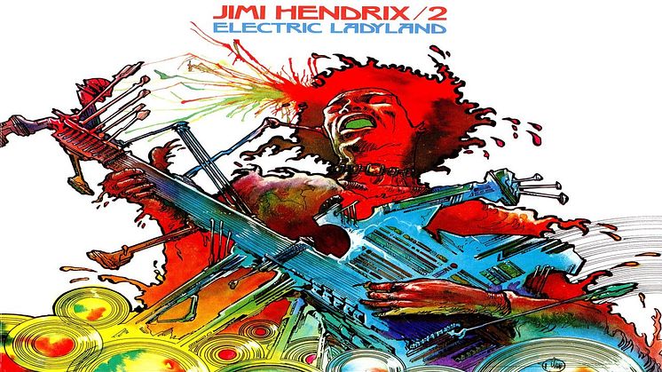 "VINYL!" in der LUDWIGGALERIE Oberhausen © 1975 Philippe Druillet, Barclay (The Jimi Hendrix Experience: Electric Ladyland)