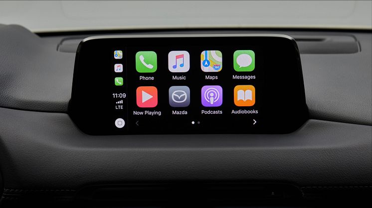 Apple CarPlay i en Mazda CX-5 av senaste snitt