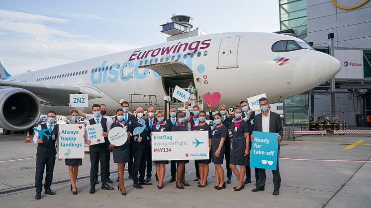 Lufthansa Cargo markets freight capacities of Eurowings Discover