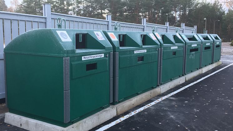 Från den 1 januari 2024 tar Nacka vatten och avfall över ansvaret för återvinningsstationerna i Nacka.