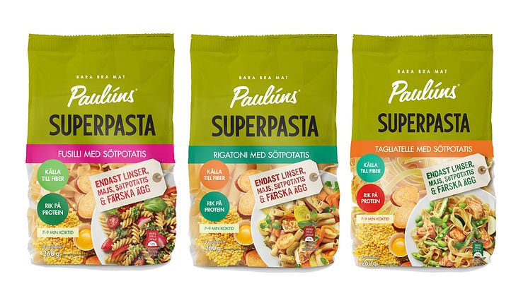 Paulúns Superpasta – en helt ny typ av nyttig pasta