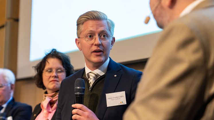 Anton Fendert (MP) - Foto Aksel Örn Ekblom Mälardalsrådet