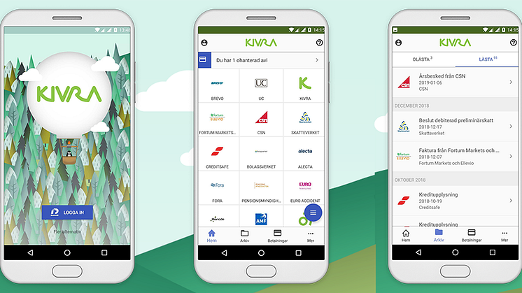 Kivra lanserar native app för Android
