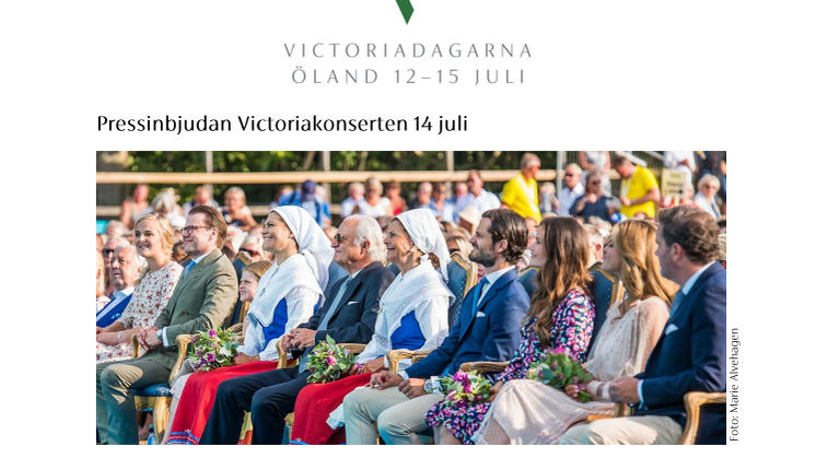 Pressinbjudan Victoriakonserten 14 juli
