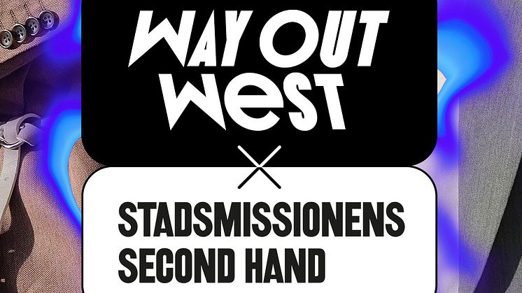 Som ett led i att minska sina egna utsläpp samarbetar Way Out West i år med Stadsmissionens second hand för att göra årets merchkollektion cirkulär och därmed mer hållbar.