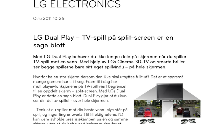 LG Dual Play – TV-spill på split-screen er en saga blott