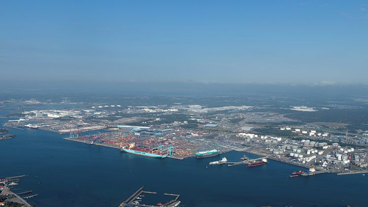 The Port of Gothenburg is aiming to become the primary bunkering hub for renewable methanol in Northern Europe. Photo: Gothenburg Port Authority.