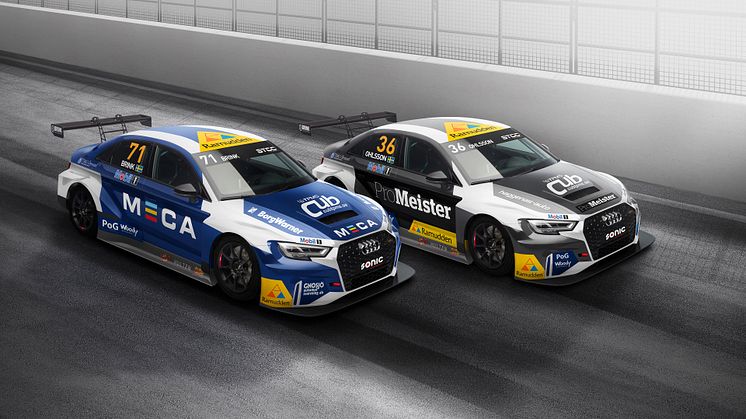 Brink Motorsport satsar med två Audi RS3 LMS i STCC kommande säsong. Foto: Brink Motorsport.