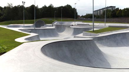 Stockholms största park för skateboard klar för invigning