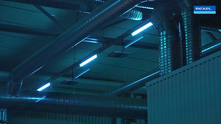 UV-C-ljus stoppar Covid-19 i Rexels butik i Örnsköldsvik