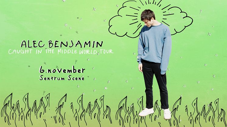 ALEC BENJAMIN TIL SENTRUM SCENE!