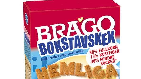 Brago Bokstavskex Blå
