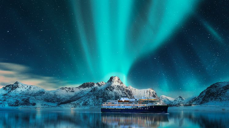 Havila Voyages sailing along Lofoten. Copyright: Havila Voyages