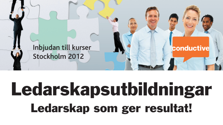 Ledare men inte chef, kurs i Stockholm 23-24 oktober 2012