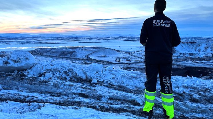 Surface image from a Swedish iron ore mine