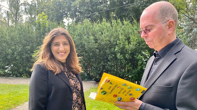 Lara Rashid og Jan Kjærstad