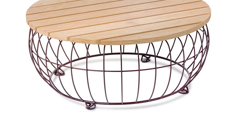 Basket bord/table. Design Ola Gillgren