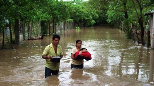 Stormen Agatha slår hårt mot Centralamerikas fattiga 