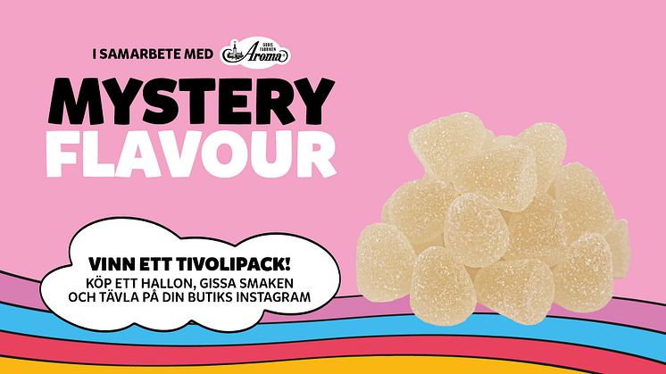 Hemmakväll och Aroma lanserar "Mystery Flavour" - En spännande nyhet inom godisvärlden