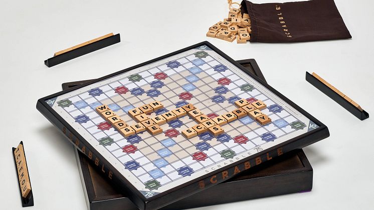 Zu Ehren des Jubiläumsjahres wird die 75. Sonderausgabe von Scrabble diesen Sommer im Handel erhältlich sein.