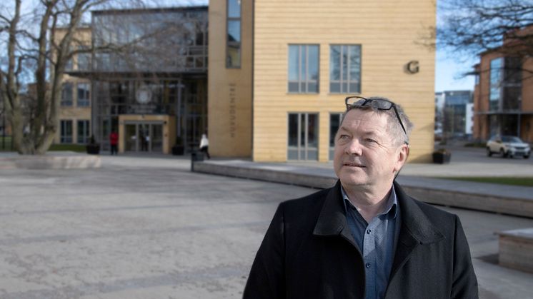 Lars Niklasson på campus