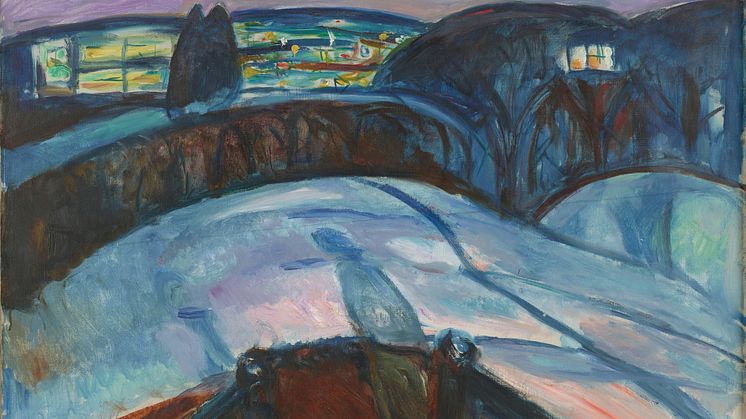  Edvard Munch: Stjernenatt / Starry Night (1922-1924)