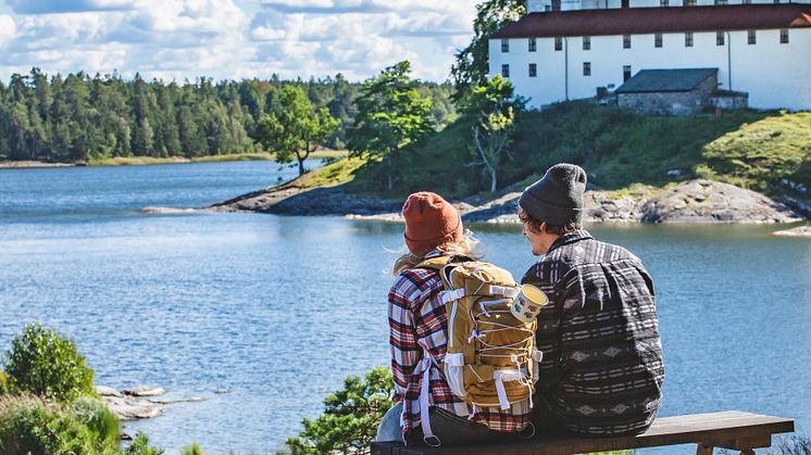 Naturen, den stora sjön Vänern och de många vandringslederna har lockat besökare till Destination Läckö-Kinnekulle under  vår, sommar och höst 2020. Foto: Linnéa Gustafsson