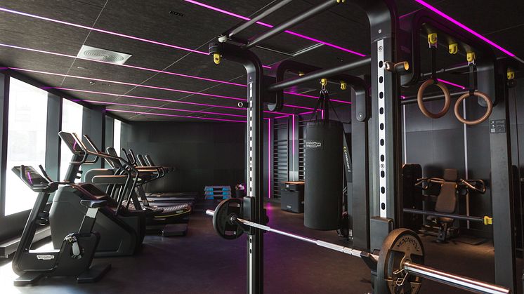 Här tränar du i ett arkitektritat gym med miljön i fokus. 