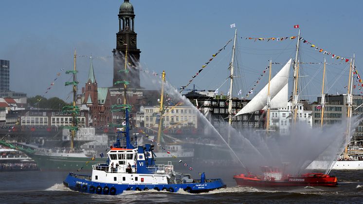 Hafengeburtstag i Hamburg holdes i 2017 den første weekend i maj