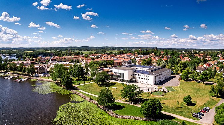 Sjöängen i Askersund - kulturhus och skola.