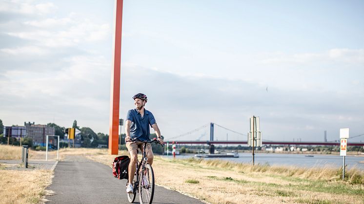 Startpunkt Rheinorange Duisburg ©RuhrtalRadweg