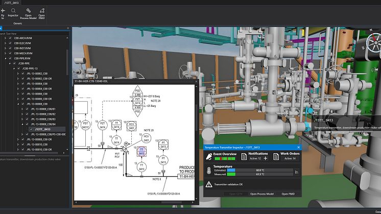 A VR demonstration of KONGSBERG’s innovative new digital twin concept is available at ONS 2018