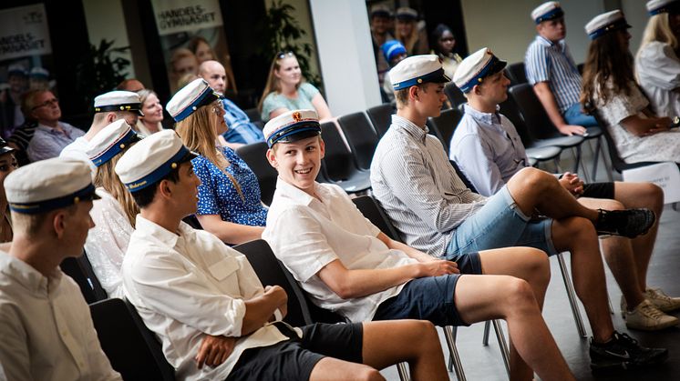 Studenter til translokation på HHX. foto // Ulrik Burhøj Jepsen