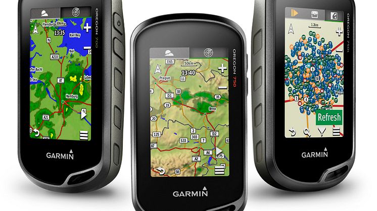 Garmin Oregon® 700 serien – med Geocaching Live, Active Weather og trådløse funksjoner