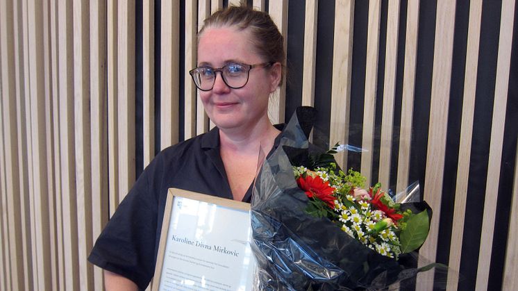 Karoline Mirkovic vann skrivekonkurransen