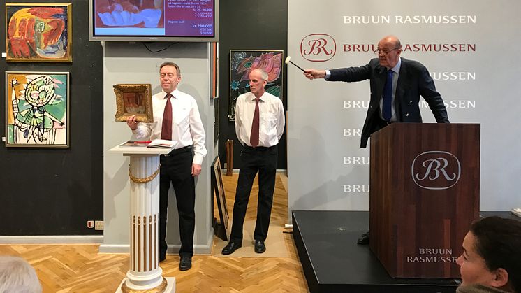 Jesper Bruun Rasmussen sælger André Derains værk for 280.000 kr.