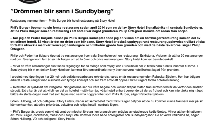”Drömmen blir sann i Sundbyberg”