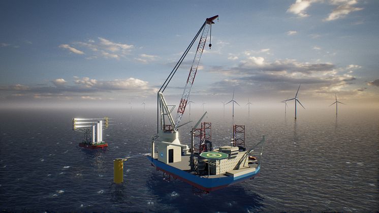Maersk Supply Service’s new Wind Installation Vessel will be built by Sembcorp Marine and fitted with Kongsberg Maritime’s field-proven integrated solution for WIV operation