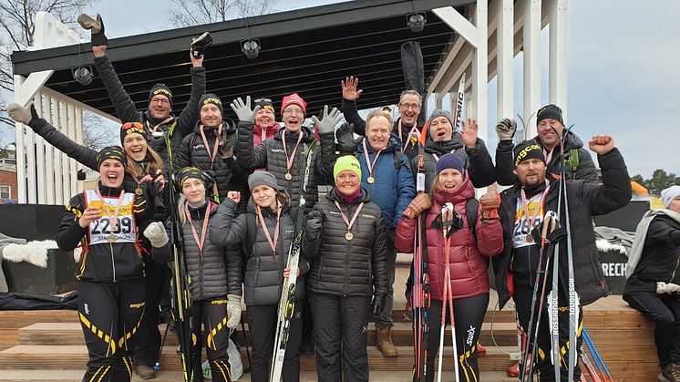 Engcon panosti työterveyteen onnistuneesti – Team Engcon menestyi tämän vuoden Vaasahiihdossa