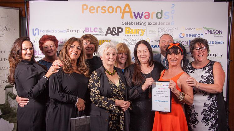 Bury’s care and support services celebrated at first ever PersonAwards