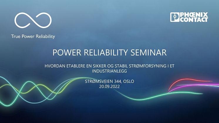 Seminar Power Reliability