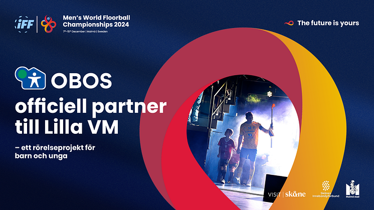 OBOS är officiell partner till Lilla VM – bidrar till ökad rörelseglädje