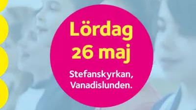 Barnkördag den 26 maj med artisten Perla Bjurenstedt