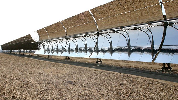 Solar Thermal Energy - parabolic troughs