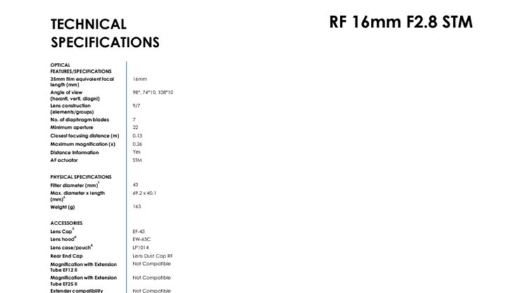 RF 16mm F2.8 STM_PR Spec Sheet.pdf